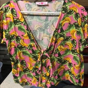 Buddy Love banana print top